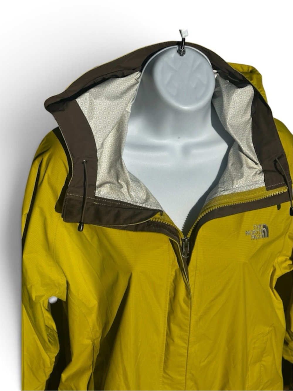 The NorthFace Venture Waterproof Rain Jacket, Yellow, Style A57Y - Picture 2 of 8